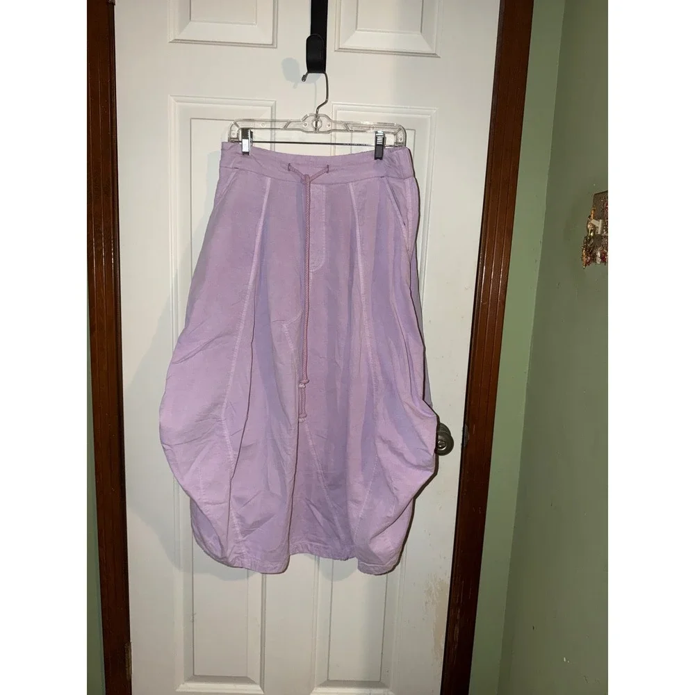 NWT Free People We The Free Good Luck Midi Skirt Blush Lilac Purple Size M - Picture 1 of 4